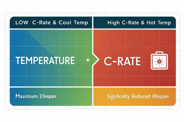 Temperature and C-rate effects