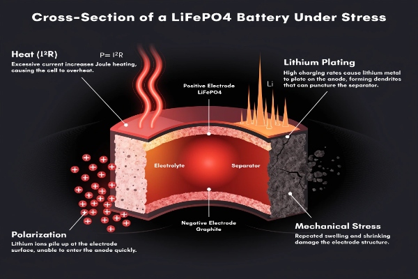 Battery degradation mechanisms